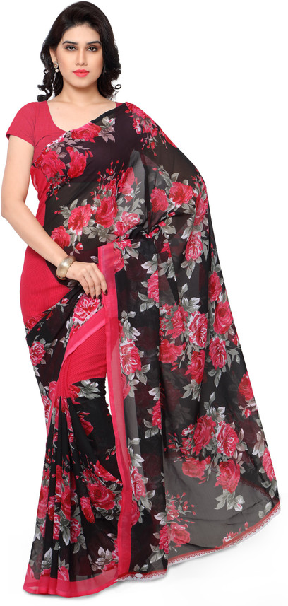 Buy Anand Sarees Floral Print Daily 