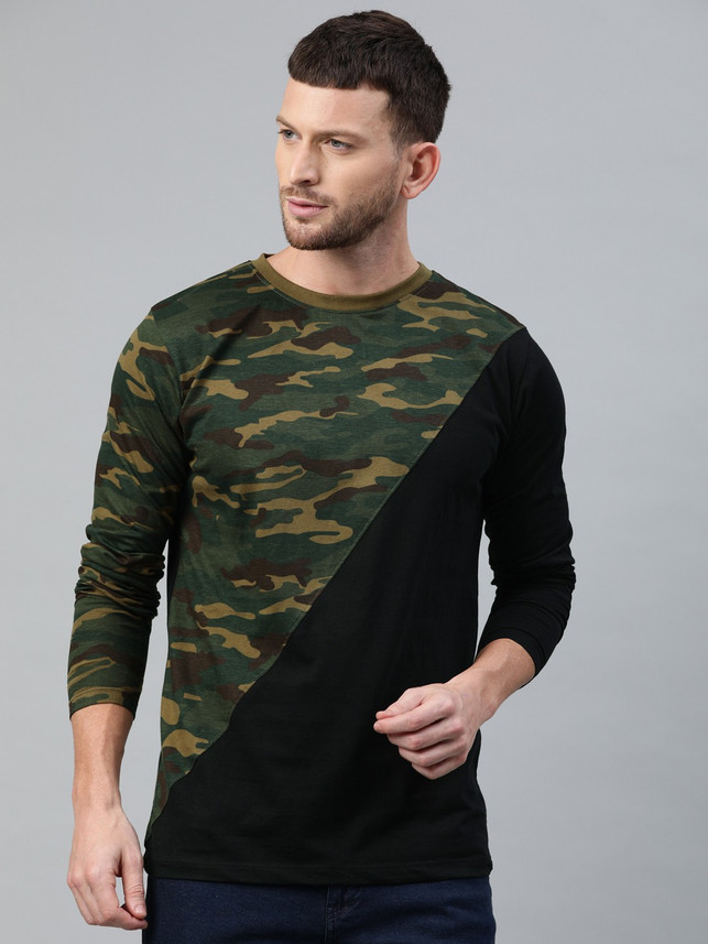 camouflage t shirt flipkart
