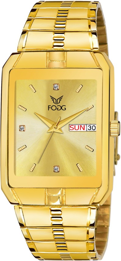 flipkart gold watch