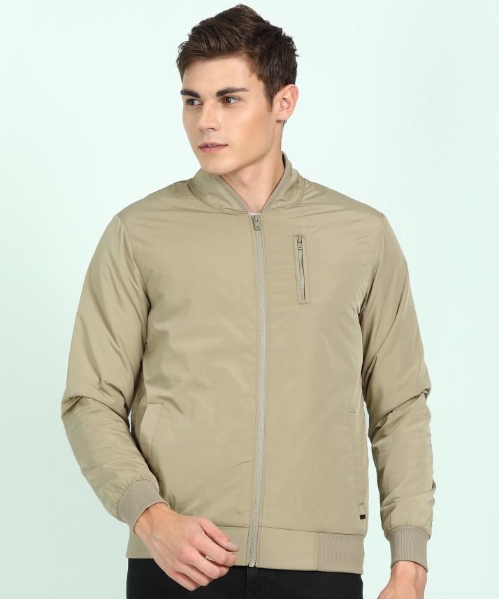 parx full sleeve solid men jacket