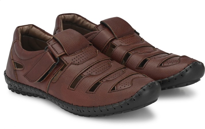 Shoe Island Men Brown Sandals - Buy 