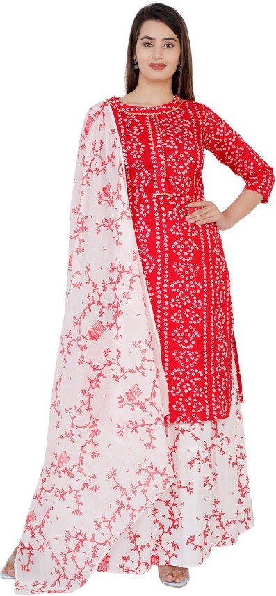 kurti sharara set flipkart