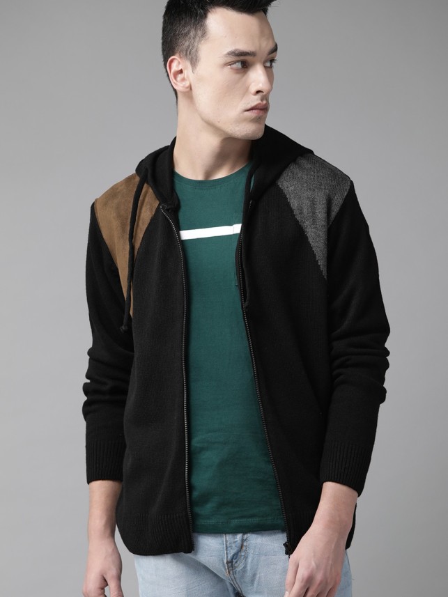 mens sweater jacket flipkart