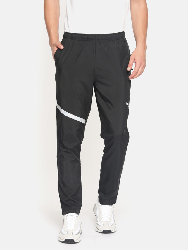 PUMA Solid Men Black Track Pants - Buy 
