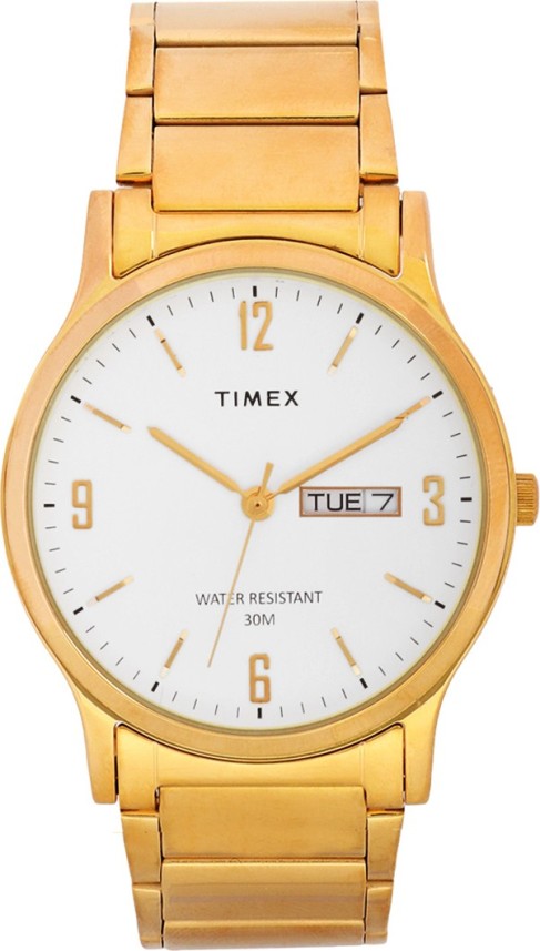 timex watch gold