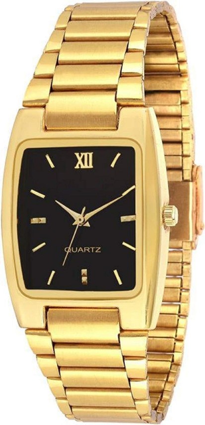 flipkart gold watch