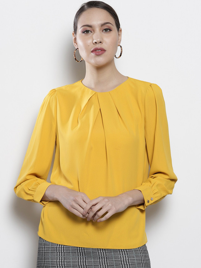 Yellow top dorothy perkins Outlet
