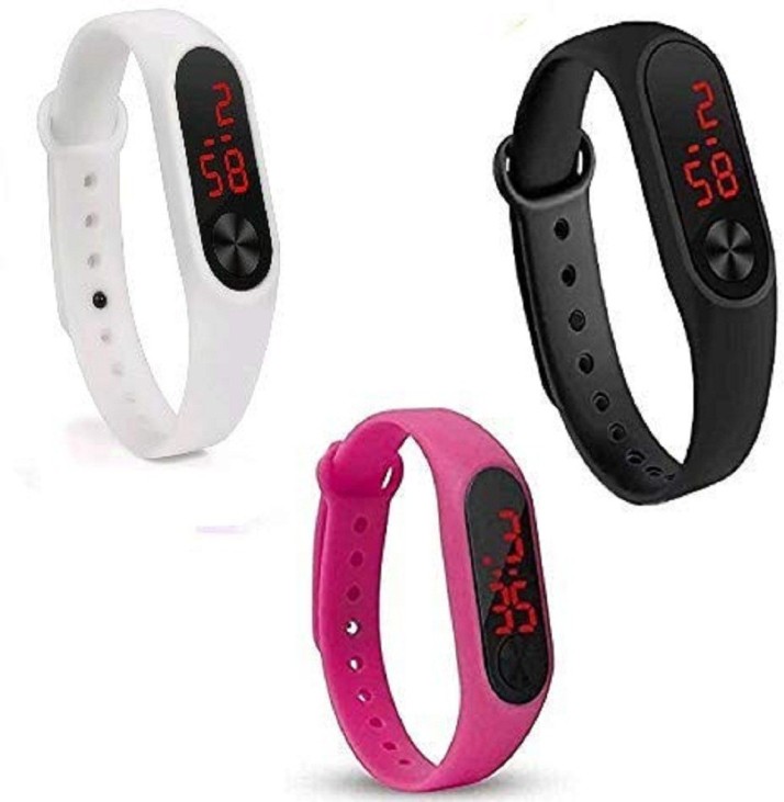 slim led watch