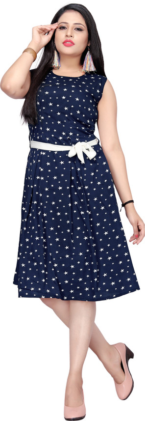 Micozy Women A-line Multicolor Dress 
