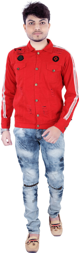 denim jacket men flipkart