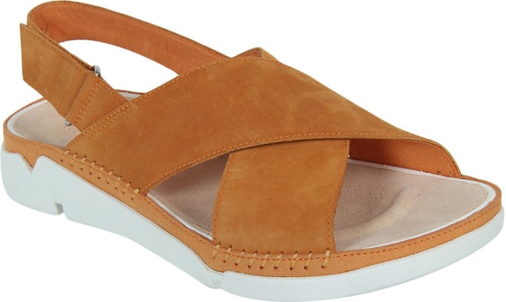 clarks yellow flats