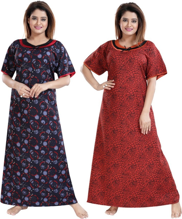 cotton nighty on flipkart