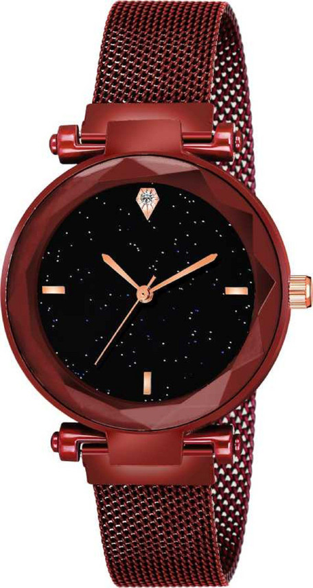 Magnetic strap watch for ladies clearance