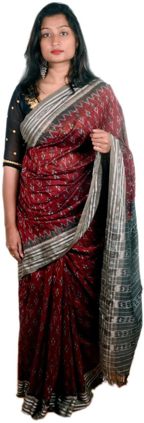 Buy THE HANDLOOM ART Printed Sambalpuri 