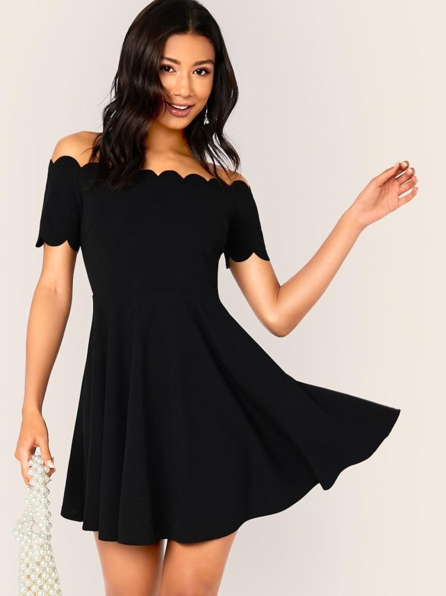 cold shoulder dress flipkart