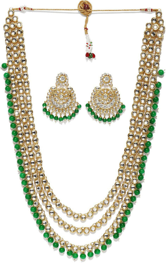 Buy ZAVERI PEARLS Stone Dangle Earring 
