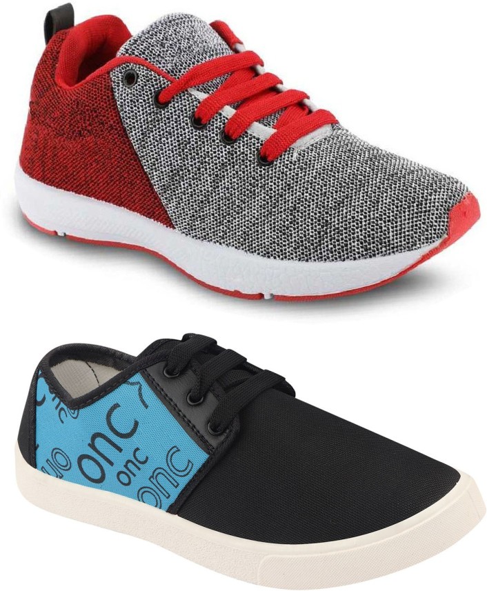 Aura Combo Pack of 2 Shoes Sneakers For 