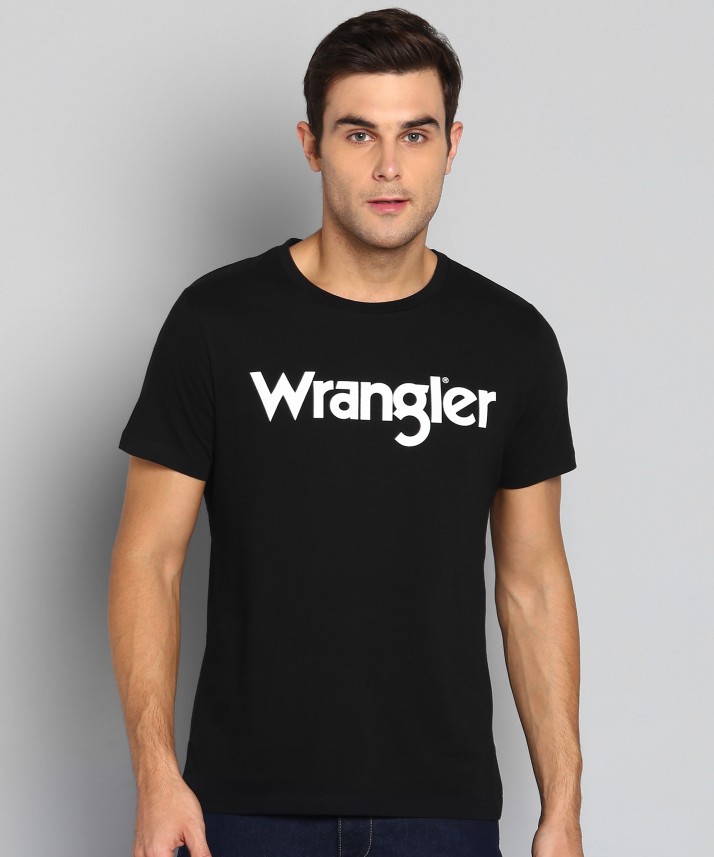 wrangler t shirt black