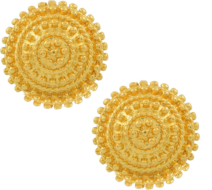 Big Gold Stud Earrings Promotions