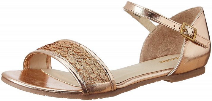 Bata Women Gold Sandals - Buy Bata 