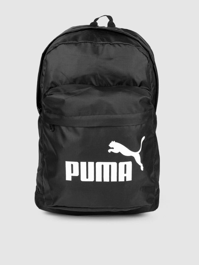 puma unisex black solid backpack