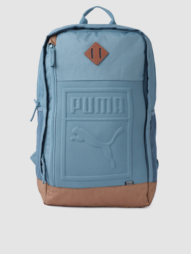 puma unisex blue apex laptop backpack