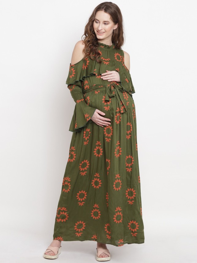 dark green dress maxi