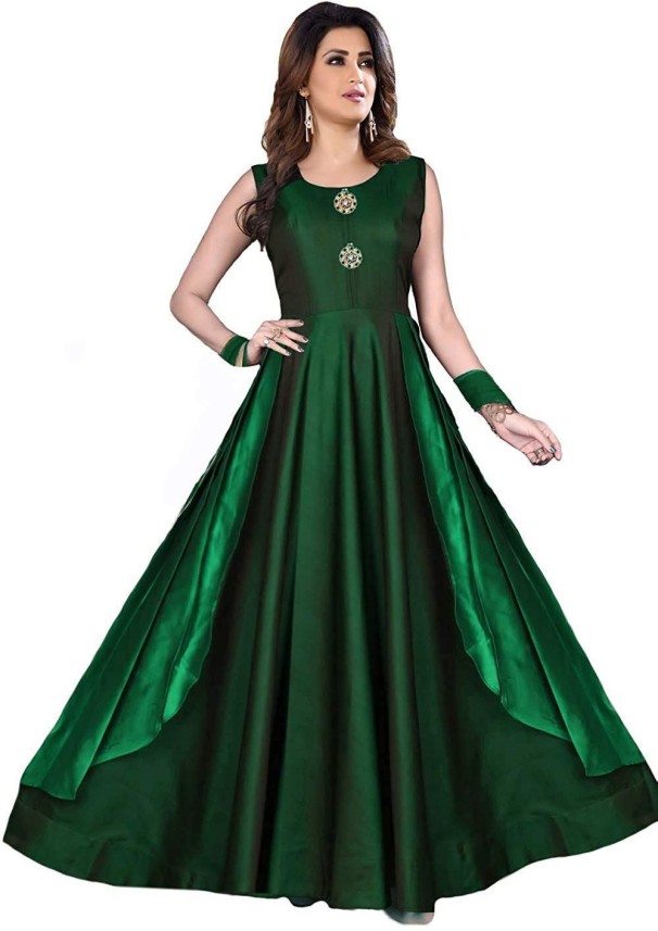 flipkart party wear gown