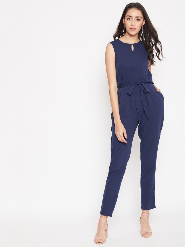 navy jumpsuit casual