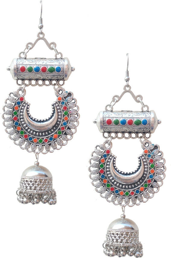 oxidised earrings flipkart