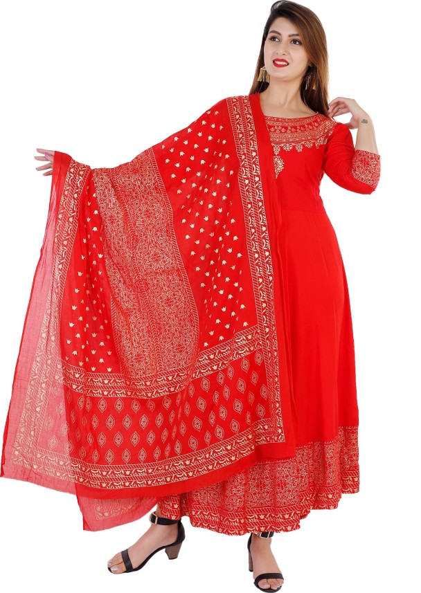 flipkart red colour kurti