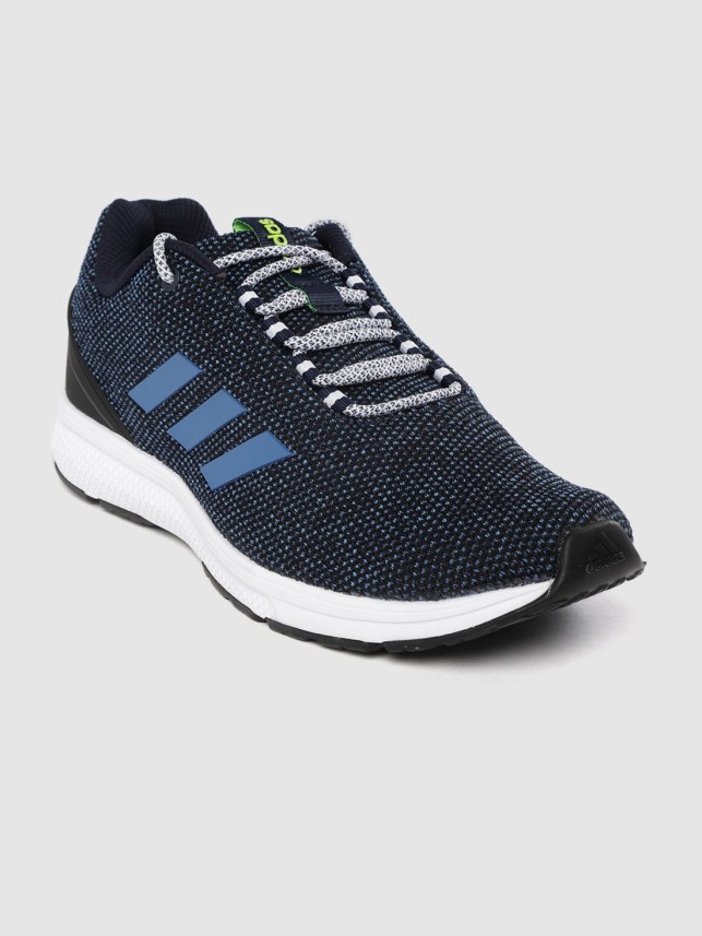 adidas men navy blue running shoes