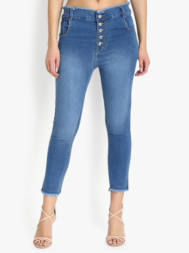 high waist jeans on flipkart