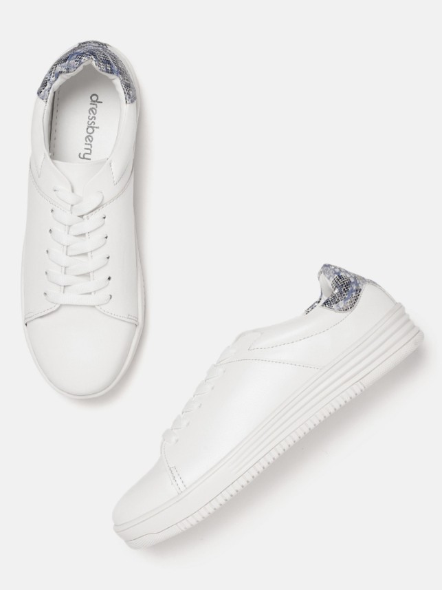 Dressberry Women White Sneakers 