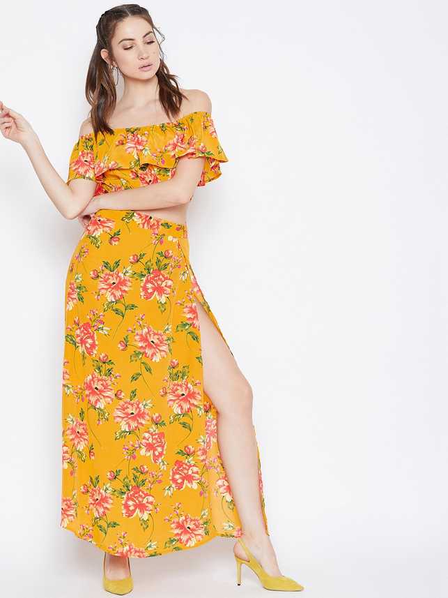 Berrylush Women Two Piece Dress Yellow Dress Buy Berrylush Women Two Piece Dress Yellow Dress Online At Best Prices In India Flipkart Com Berrylush solid maxi dress for women. flipkart