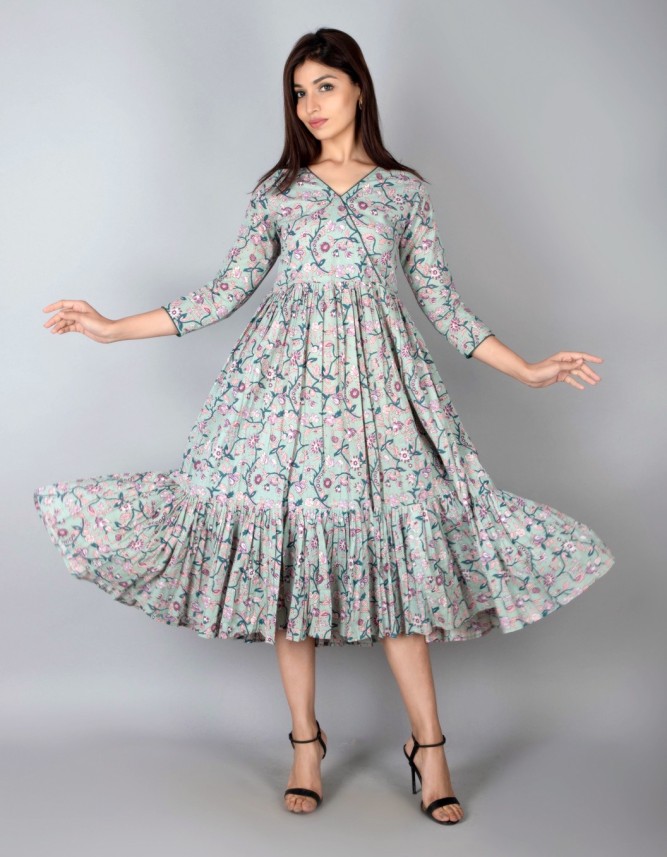 floral dresses flipkart