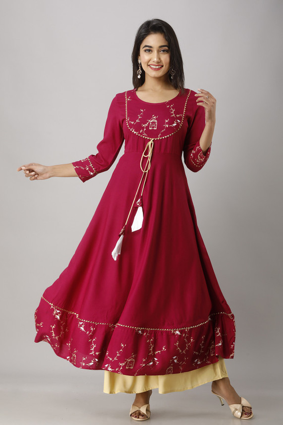Flipkart cotton anarkali dresses Clearance