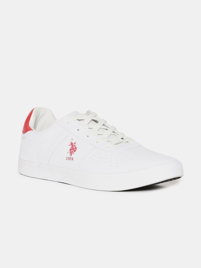 us polo white shoes for men