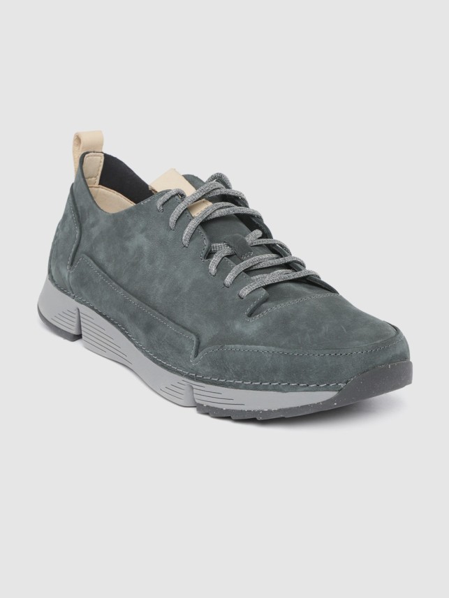 clark leather sneakers