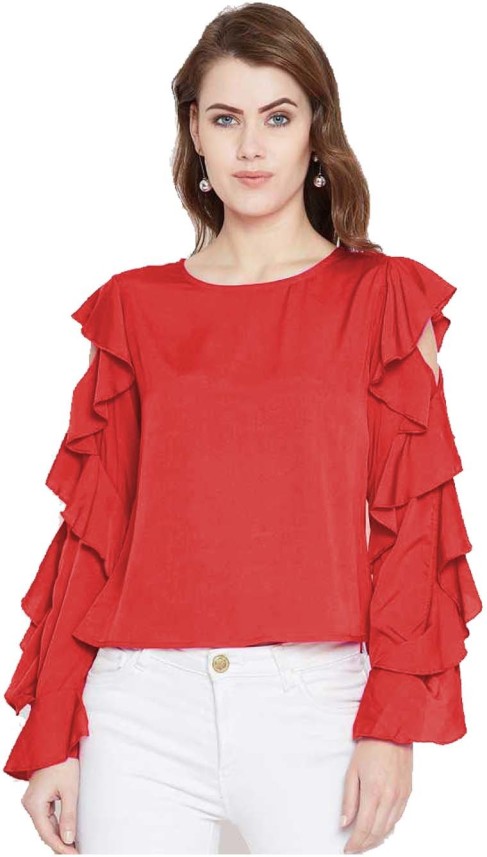 ruffle top flipkart