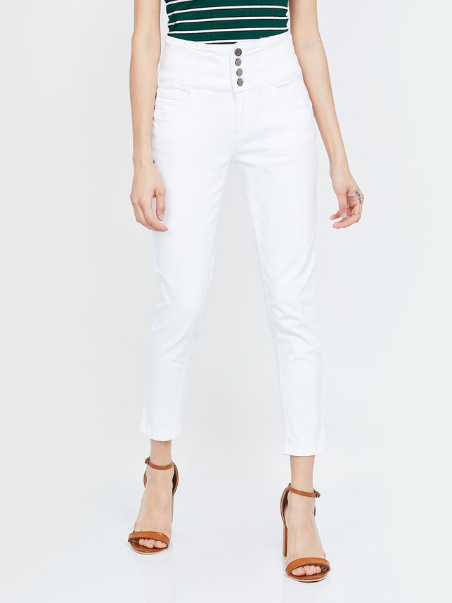 white jeans flipkart