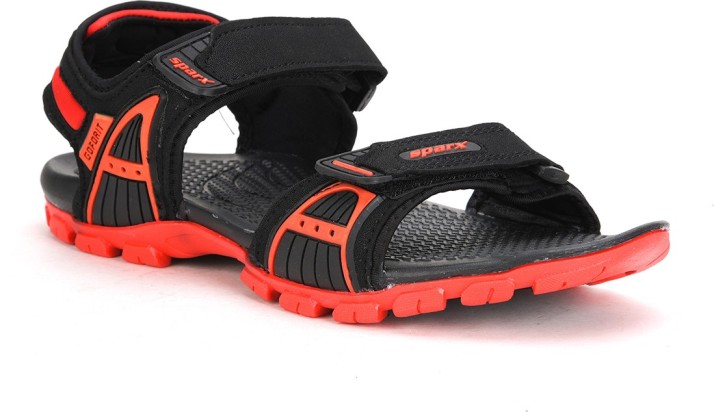 Sparx Men Black, Red Sandals - Buy 