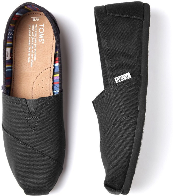 toms leather slip ons