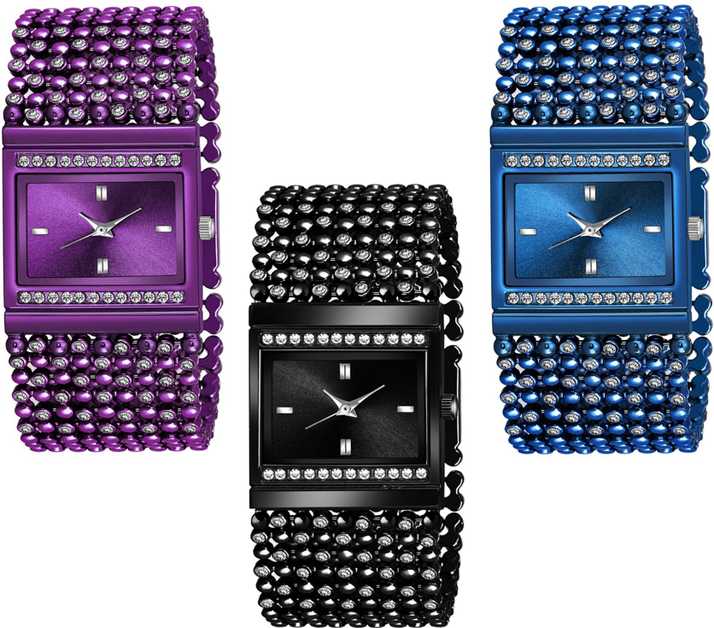 Crab Top Selling Bracelet Diamond Dial Strap Multi Color 3 Combo Watch Analog Watch For Girls Buy Crab Top Selling Bracelet Diamond Dial Strap Multi Color 3 Combo