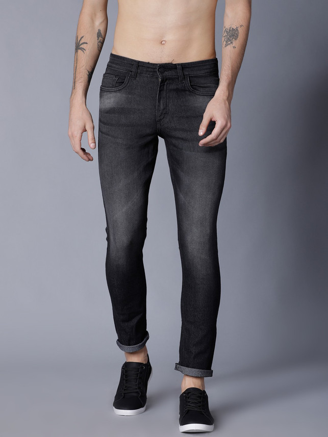 HIGHLANDER Slim Men Black Jeans - Buy 
