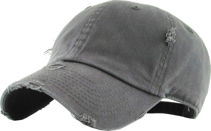 Black distressed cap Clearance