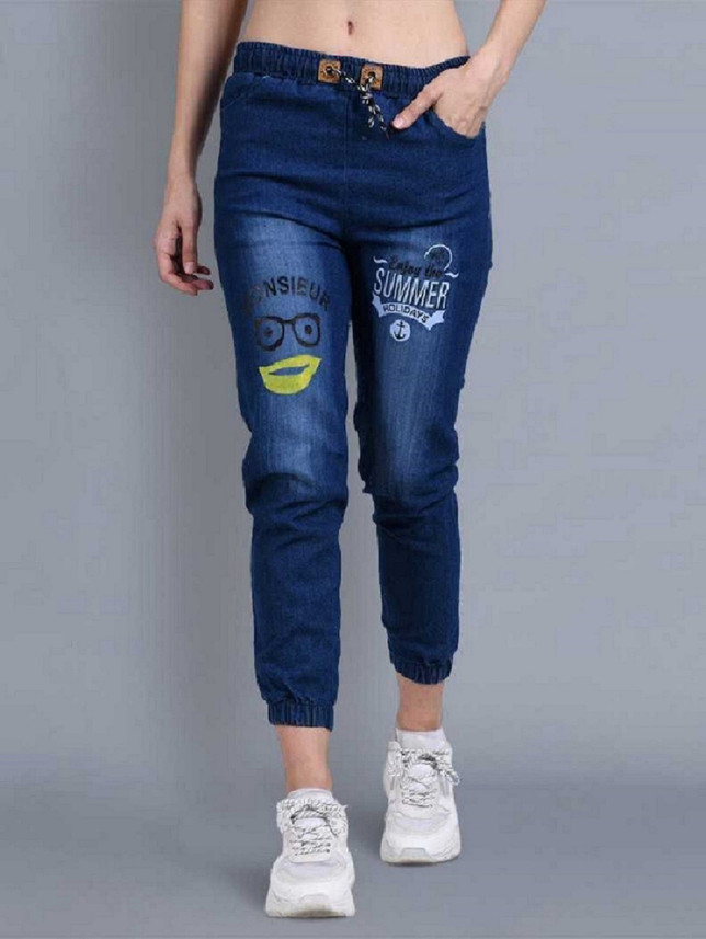 dark blue joggers womens