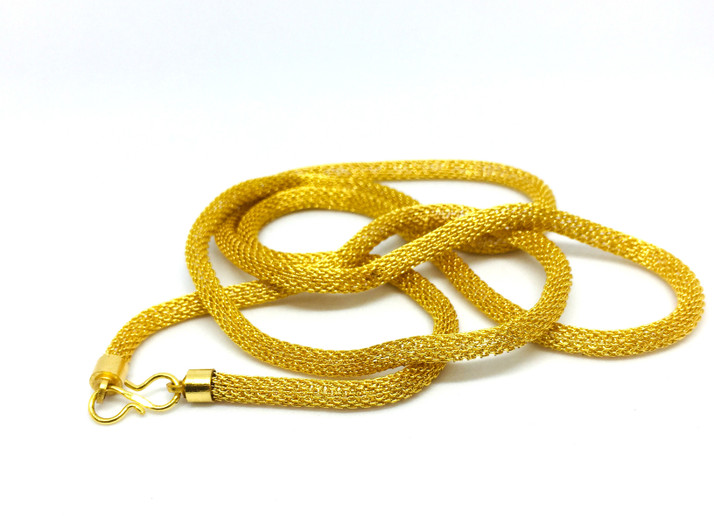 JACOBSHEAVEN 24 INCH GOLDEN COBRA CHAIN 
