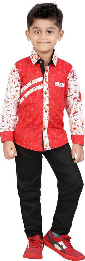 FOREVER YOUNG Boys Casual Shirt Pant 