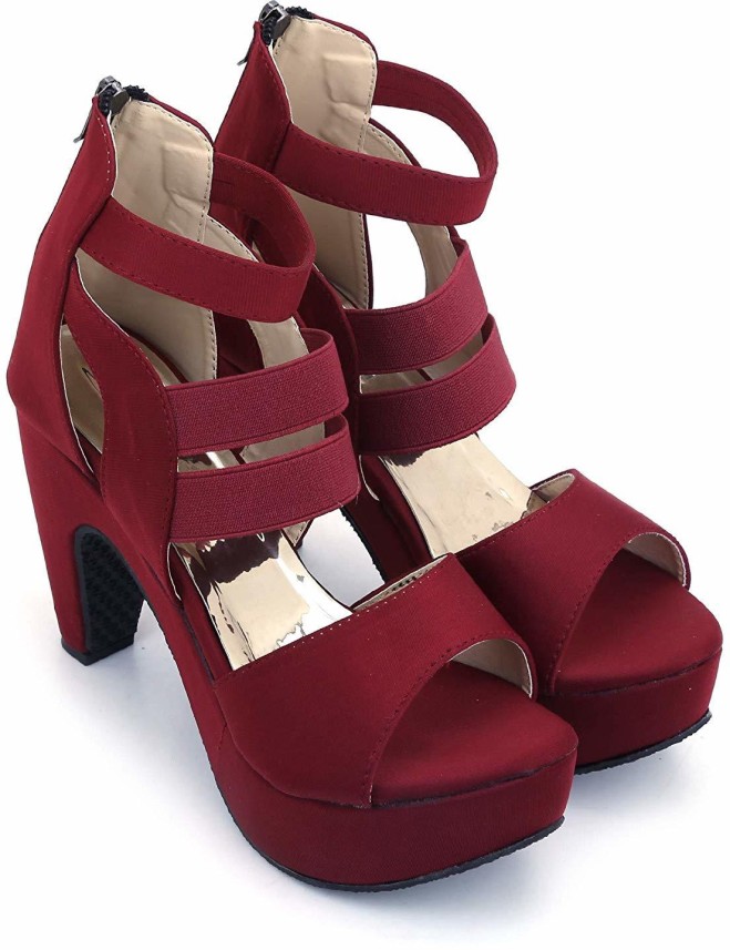 womens maroon heels